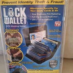 Lock Wallet RFID Blocking Wallet